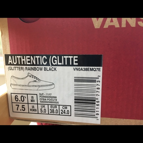 Vans Women’s Old School shoes Rainbow Black 7.5 us - Picture 3 of 3